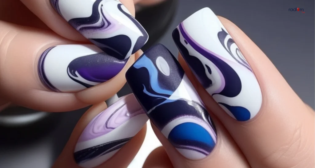 Marble Marvel Nails