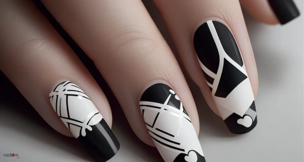 Negative Space Elegance Nails