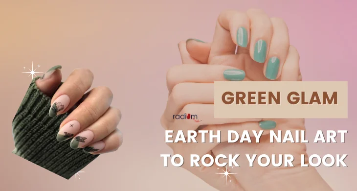 Green Glam Earth Day Nail Art to Rock Your Look